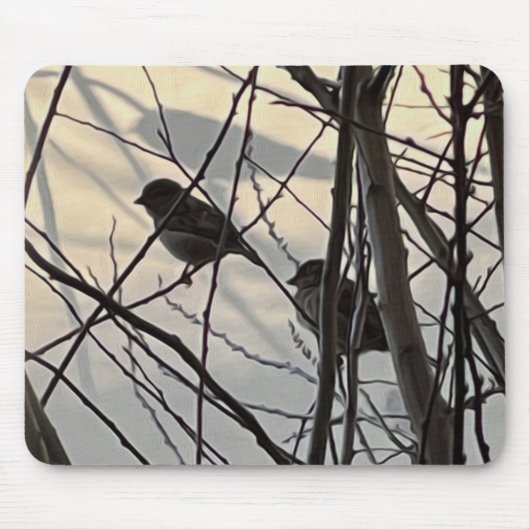Die Morgenvögel Mousepad (Vorne)