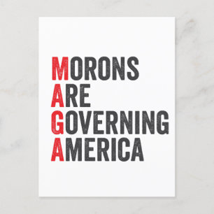 Die Morone regieren Amerika am 4. Juli Feiertagspostkarte