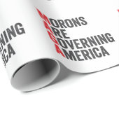 Die Morone regieren Amerika am 4. Juli Geschenkpapier (Rolleneckpunkt)