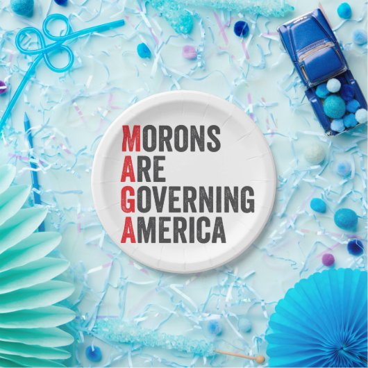 Die Morone regieren Amerika am 4. Juli Pappteller (Party)