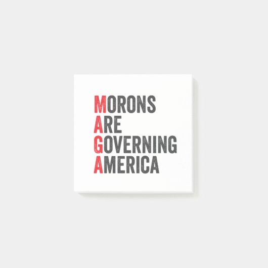Die Morone regieren Amerika am 4. Juli Post-it Klebezettel (Vorderseite)