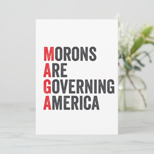 Die Morone regieren Amerika am 4. Juli Save The Date (Stehend Vorderseite)