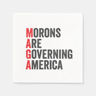 Die Morone regieren Amerika am 4. Juli Serviette