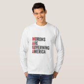 Die Morone regieren Amerika am 4. Juli T-Shirt (Vorne ganz)