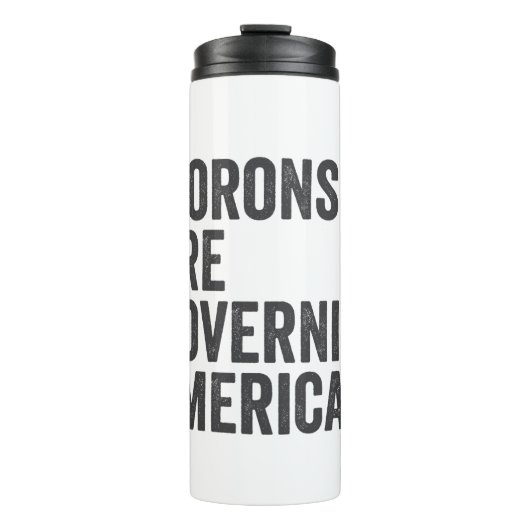 Die Morone regieren Amerika am 4. Juli Thermosbecher (Vorderseite)