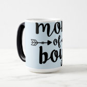 Die Morphing-Mama der Tasse von Jungen (Vorderseite Links)