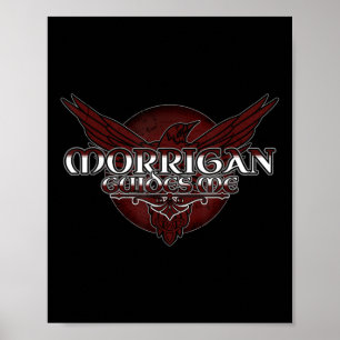 Die morrigische, keltische Göttin des Krieges, Hei Poster
