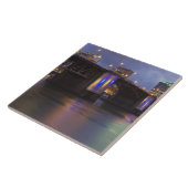 Die Morrison-Brücke über den Fluss Willamette Fliese (Seite)