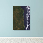 Die mosambikanische Küste Leinwanddruck (Insitu (Holzboden))