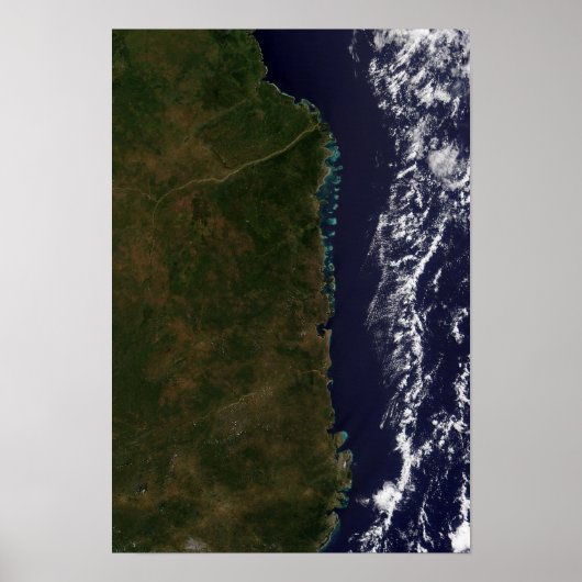 Die mosambikanische Küste Poster (Vorne)