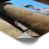 Die Moschee des Luxor-Tempels Poster (Ecke)