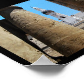 Die Moschee des Luxor-Tempels Poster (Ecke)