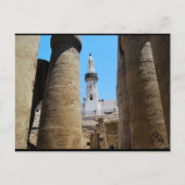 Die Moschee des Luxor-Tempels Postkarte (Vorderseite)