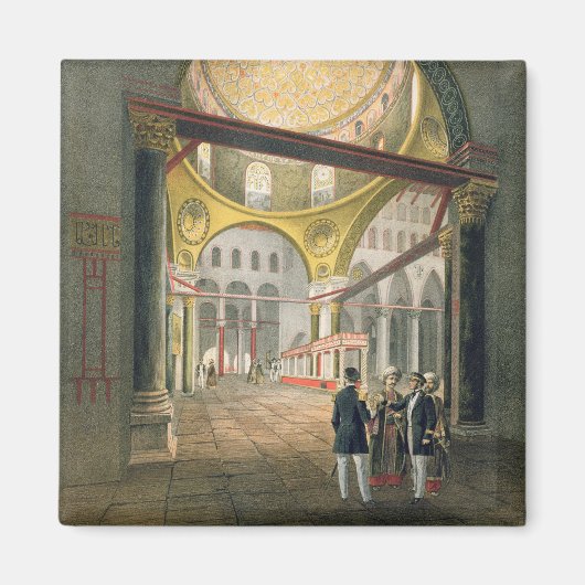 Die Moschee El Aksa aus "Souvenirs von Jerusalem", Magnet (Vorne)