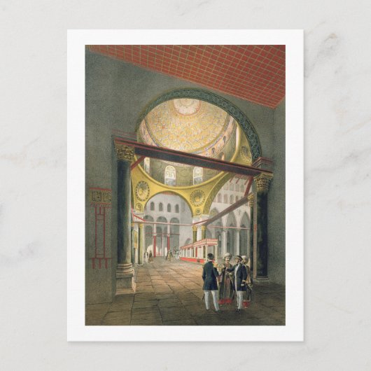 Die Moschee El Aksa aus "Souvenirs von Jerusalem", Postkarte (Vorderseite)