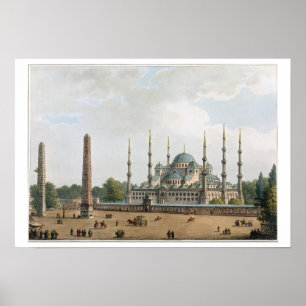 Die Moschee von Sultan Achmet bei Konstantinopel, Poster
