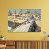 Die Moskva-Brücke, 1914 Leinwanddruck (Insitu (Wohnzimmer))