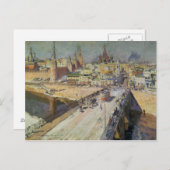 Die Moskva-Brücke, 1914 Postkarte (Vorne/Hinten)