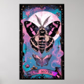 Die Moth Tarot Card Hexenmeisterin Poster (Vorne)