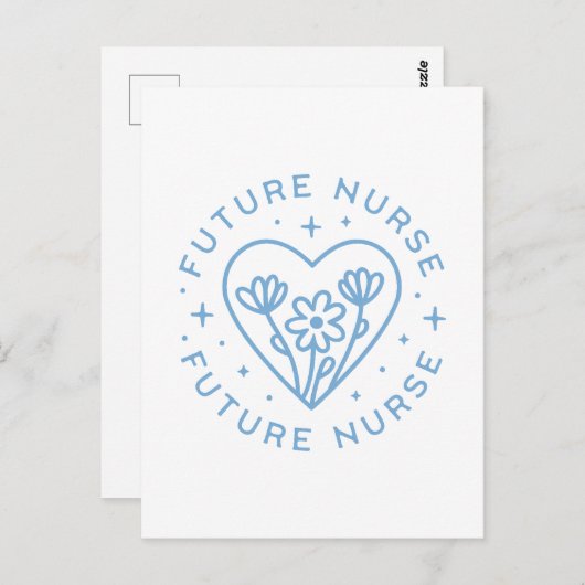 Die Motivation der zukünftigen Krankenschwestern i Postkarte (Vorne/Hinten)