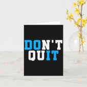 Die Motivation für motivierend Workout-Gym-Workout Karte (Gelbe Blume)