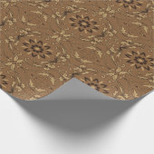 Die Motive der Kosmetischen Blume zum Kawung Batik Geschenkpapier (Ecke)