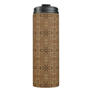 Die Motive der Kosmetischen Blume zum Kawung Batik Thermosbecher