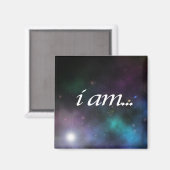Die Motivierend Magnete des Universums Magnet (Vorderseite/Rückseite)