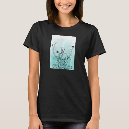 Die Motivierend Medizin des Yoga-Bird für Frauen i T-Shirt (Vorderseite)