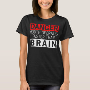 Die Mougoule der Gefahr läuft schneller als das Ge T-Shirt