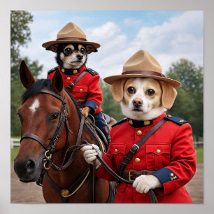 "Die Mounties kommen" Poster