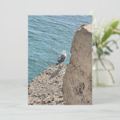 Die Möwe am Meer (Stehend Vorderseite)
