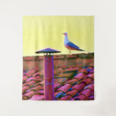 Die Möwe am Nachmittag des Konklaven Wandteppich (Vorderseite)