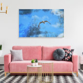 Die Möwe Leinwanddruck (Insitu (Wohnzimmer))