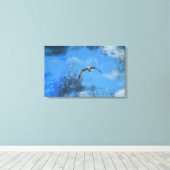 Die Möwe Leinwanddruck (Insitu (Holzboden))