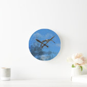 Die Möwe Runde Wanduhr (Zuhause)