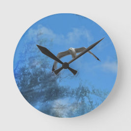Die Möwe Runde Wanduhr