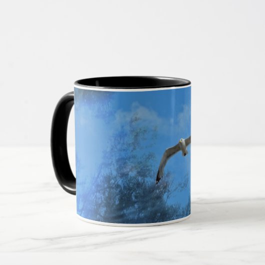 Die Möwe Tasse (Vorderseite Links)