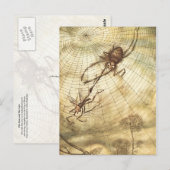 Die Mücke und der Löwe Postkarte (Vorne/Hinten)