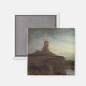 Die Mühle, 1645-48 (Öl auf Leinwand) Magnet (Vorderseite/Rückseite)