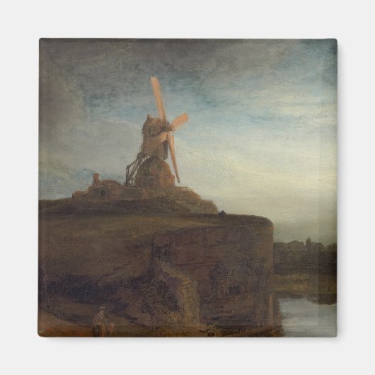 Die Mühle, 1645-48 (Öl auf Leinwand) Magnet (Vorne)