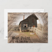 Die Mühle am West Point am Eno Postkarte (Vorne/Hinten)