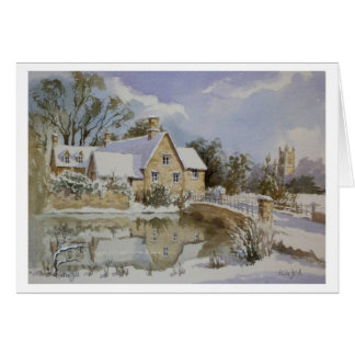 Die Mühle Fairford in Schnee 001