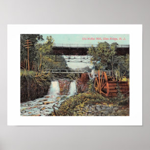 Die Mühle, Glen Ridge, New Jersey 1909 Poster