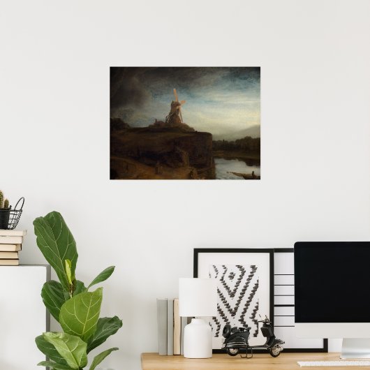 Die Mühle Poster (Heimbüro)