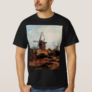 Die Mühle von Blute Fin von Vincent van Gogh T-Shirt