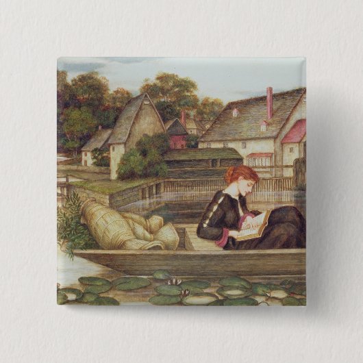 Die Mühle (w/c) Button (Vorderseite)