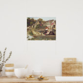 Die Mühle (w/c) Poster (Küche)