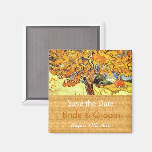 Die Mulberry Tree speichert die Dattelmagnete. Vin Magnet (Vorderseite/Rückseite)