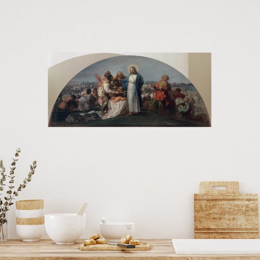 Die Multiplikation der Liebe und der Fische Poster (Küche)